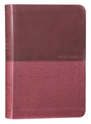 Angol Biblia New King James Value Thinline Bible, Compact, Burgundy, Red Letter Edition