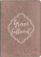 Exkluzív műbőr angol napló My Grace is Sufficient for You (Exkluzív műbőr)