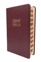 Biblia Károli közepes bordó regiszteres (Műbőr)