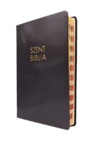 Biblia Károli nagy sötétbarna regiszteres (Műbőr)
