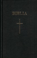 Román Biblia Cornilescu fekete Jézus szavai piros betűvel (Kemény)