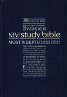 Angol Biblia New International Version Study Bible, Hardback, Navy (Hardback / Keménytáblás)